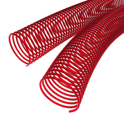Neon Red Spiral Binding Coils