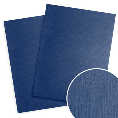 Navy Blue Linen Weave Binding Covers