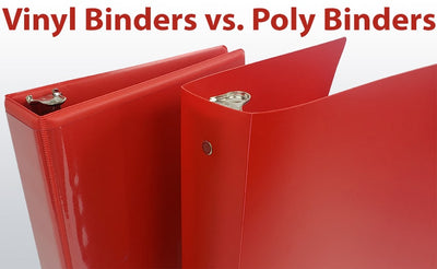 Vinyl Binders vs. Poly Binders - Which is better?