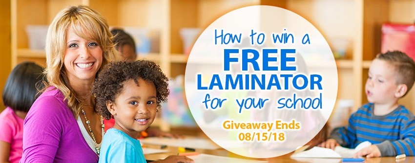 How to Win a Free Laminator for Your School