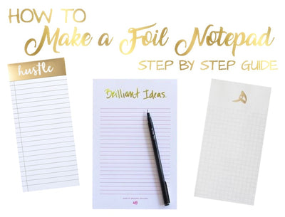 How to Make a Foil Notepad