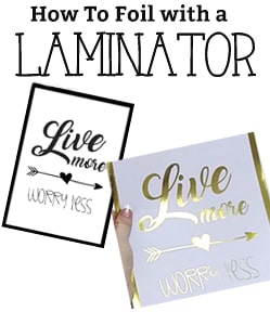 How to Foil: Live More Worry Less Metallic Gold Wall Print