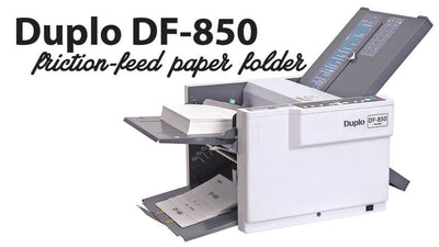 New: Duplo DF-850 Desktop Friction-Fed Paper Folder
