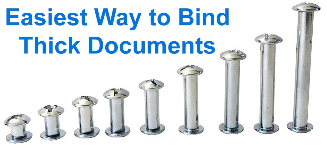 What is the Easiest Way to Bind Thick Documents?