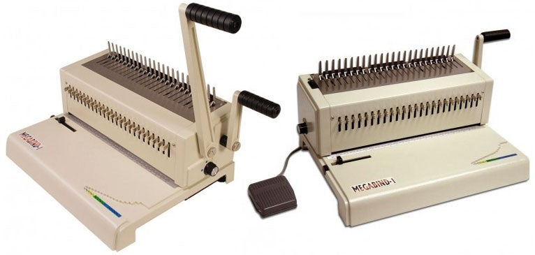 Comparing the Megabind-M & Megabind-1E Plastic Comb Binding Machines