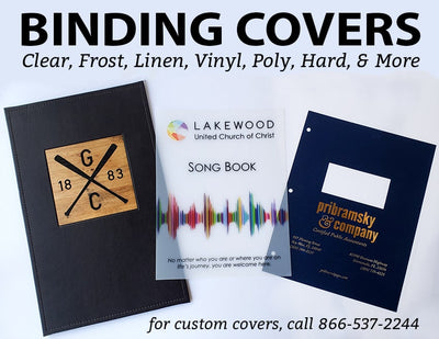 What kind of Binding Covers are there?