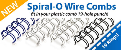 New Product: Spiral-O Wire Combs
