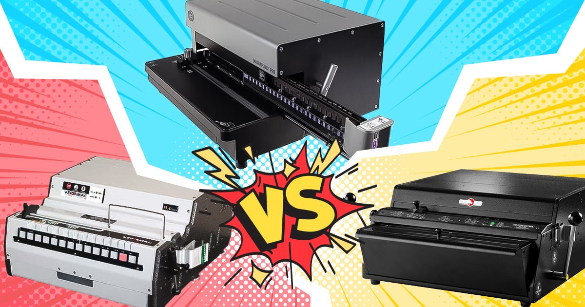 Top Book Binding Machines Comparison: Rhin-O-Tuff vs. GBC vs. Akiles