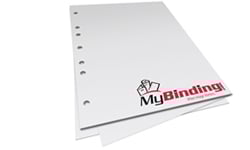 7 Hole Left Pre-Punched Paper