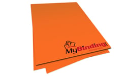 Orbid Orange Unpunched Paper