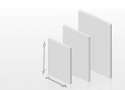 Unpunched Paper by Size