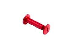 Metallic Red Aluminum Screw Posts