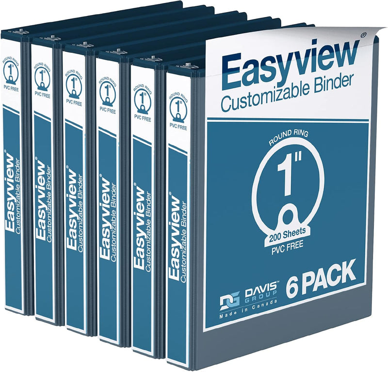 Navy Blue View Binders