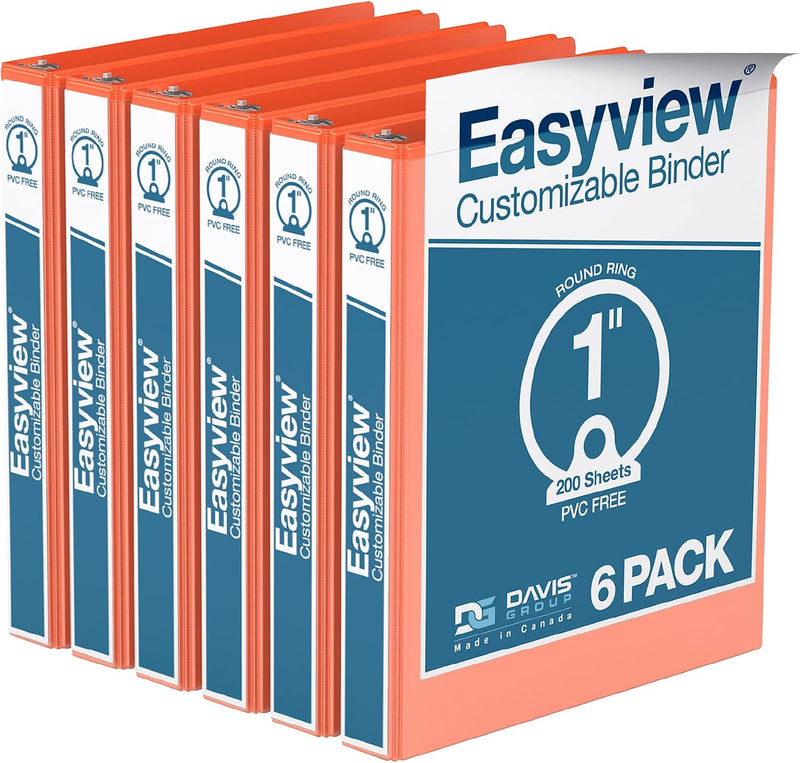 Orange View Binders