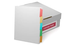 Colored Mylar Copier Tabs