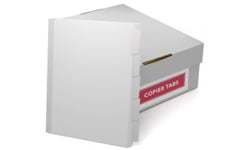 Reinforced Binding Edge Copier Tabs