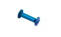 Metallic Blue Aluminum Screw Posts