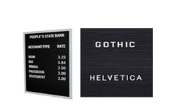 Letter Boards