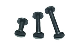 Black Plastic Screw Posts