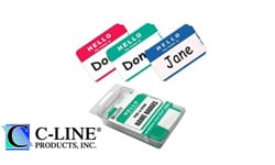 C-Line ID Supplies Name Badges