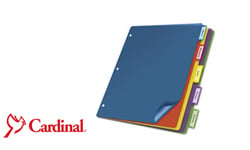 Cardinal Index Tabs and Poly Dividers