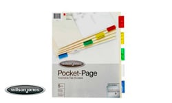 Wilson Jones Insertable Index Tabs