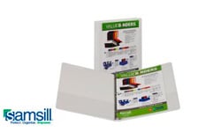 Samsill Rivetless Spine View Binders