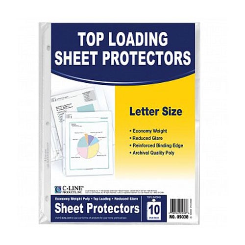 Letter Size Sheet Protectors