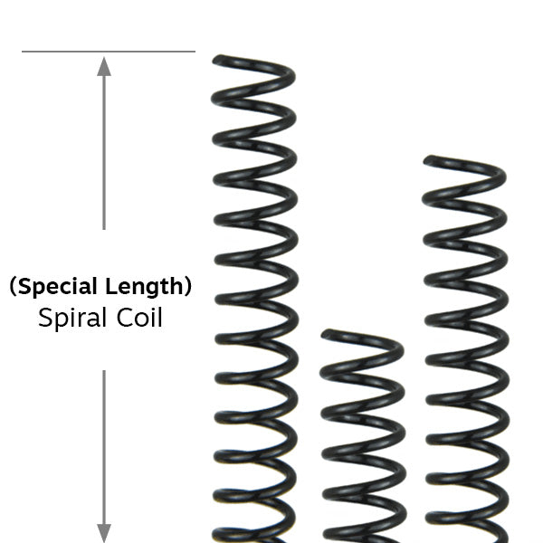 Special Length Spiral Coil Bindings for Custom Sizes