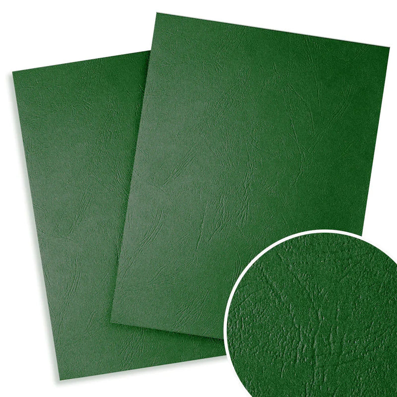 Hunter Green Grain Binding Covers