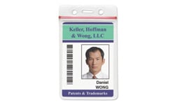 Zip Seal Badge Holders