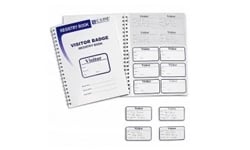 Visitor Badge Log Books