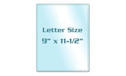 Matte Writable Letter Size Laminating Pouches