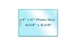 4 x 6 Photo Laminating Pouches with Slots