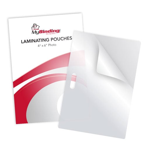 4 x 6 Photo Laminating Pouches with Slots