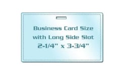 Business Card Laminating Pouches with Slots