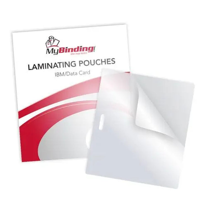 IBM Data Card Laminating Pouches with Slots