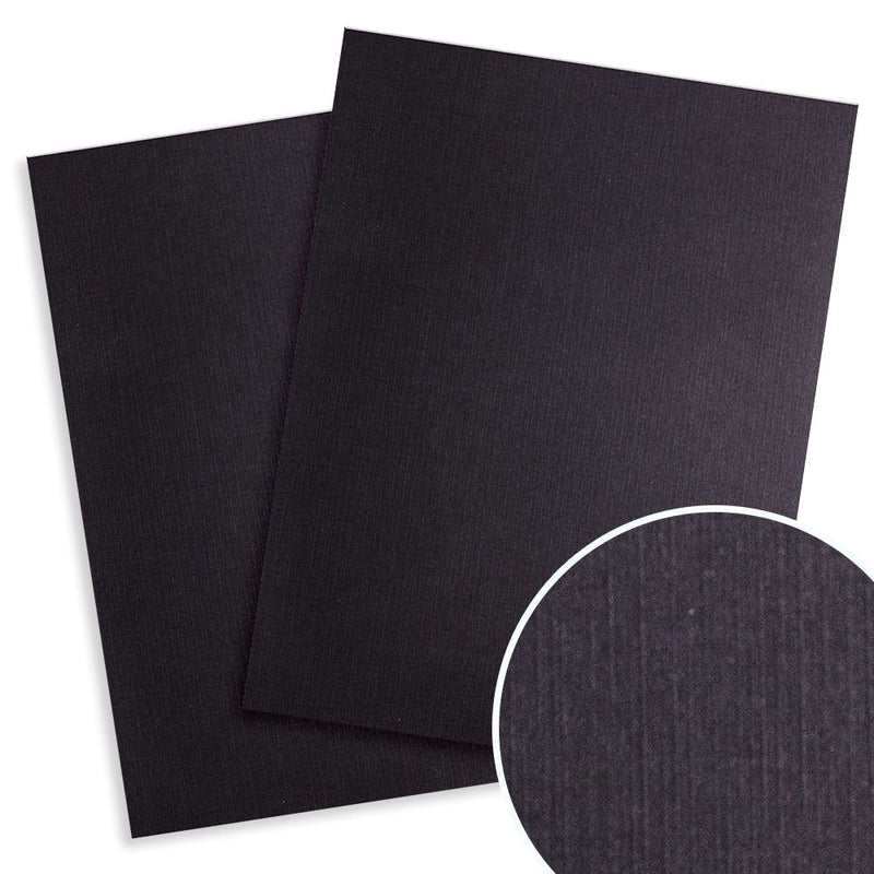 Black Linen Weave Binding Covers