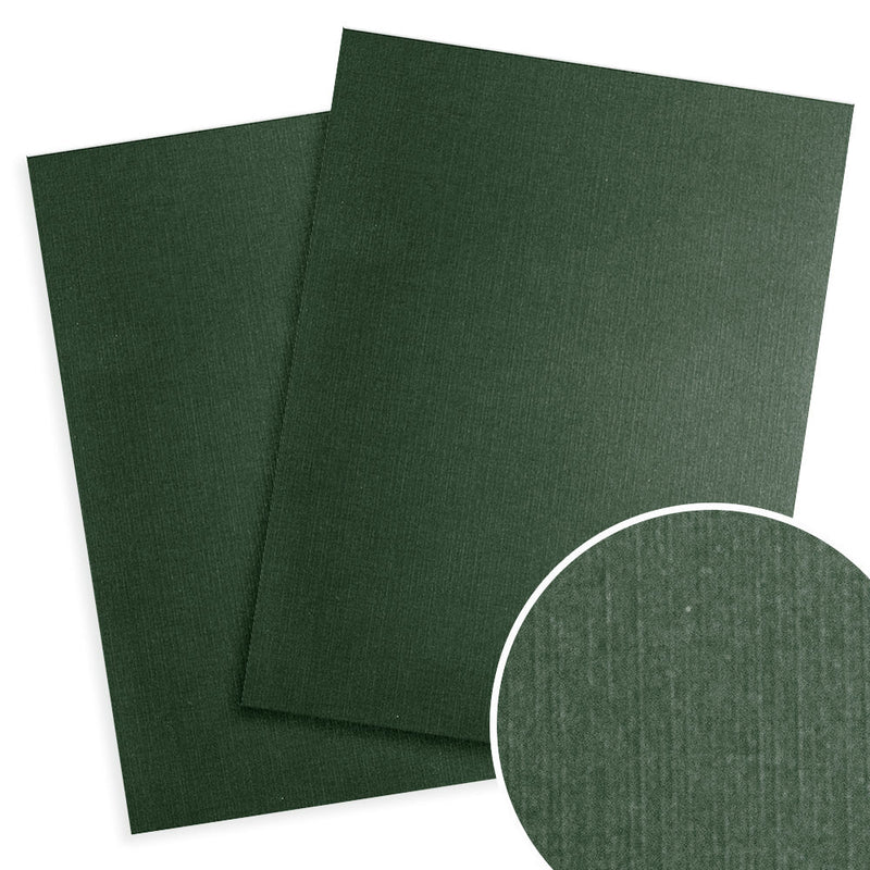 Hunter Green Linen Weave Binding Covers