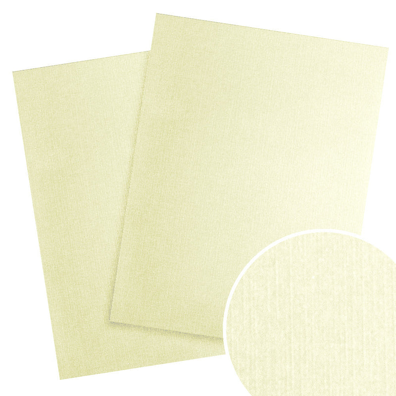Ivory Linen Weave Binding Covers