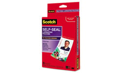 Scotch Self Sealing Laminating Pouches