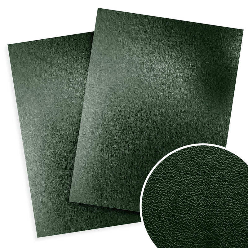 Dark Green Leatherette Binding Covers