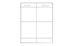 Perforated Tent Cards