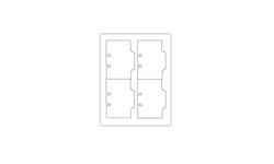 Perforated Rotary File Cards with Tabs