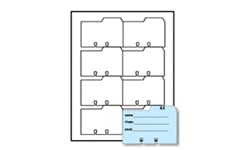 Preforated Rotary File Card