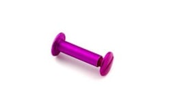 Metallic Violet Aluminum Screw Posts