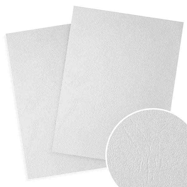 White Grain Binding Covers