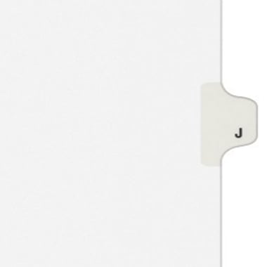 Avery J Individual Legal Index Avery Style Dividers - 01410