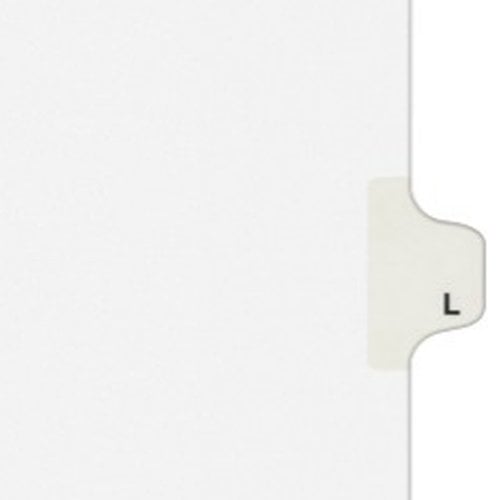 Avery L Individual Legal Index Avery Style Dividers - 01412 - Clearance Sale
