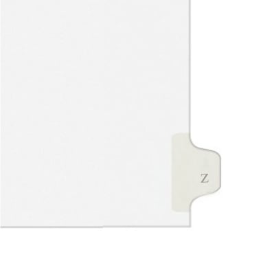 Avery Z Individual Legal Index Avery Style Dividers - 01426